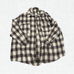 Boohoo Plaid Button-Up Shirt